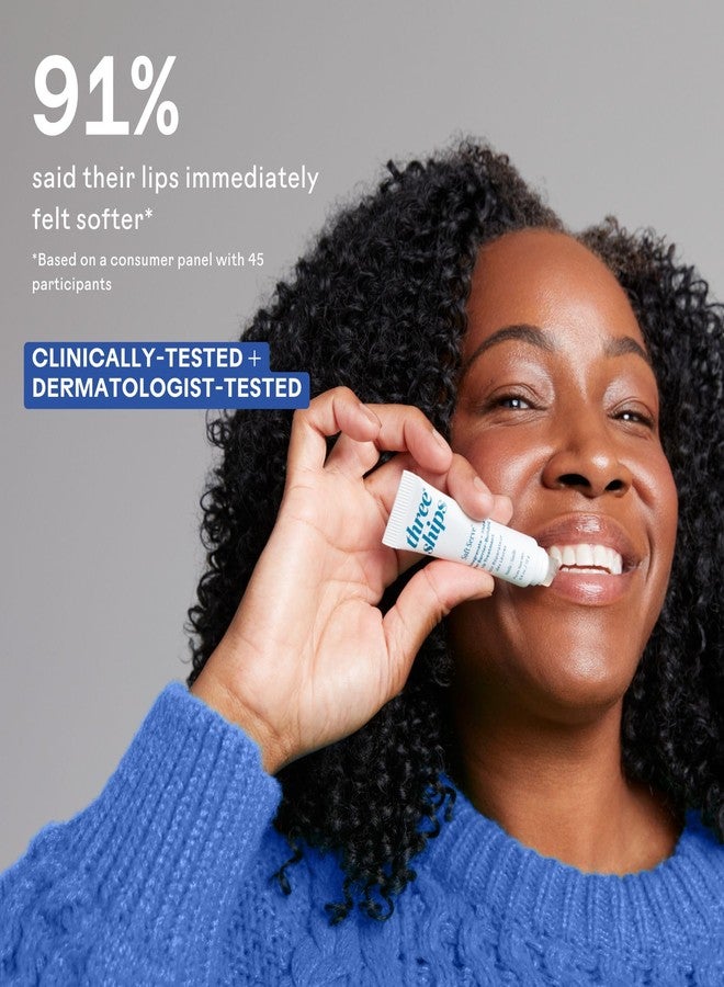 Three Ships - SoftServe Pomegranate + Shea Butter Barrier-Building Lip Treatment | Soften, Plump, Hydrate | Cruelty-Free, Vegan, Paraben-Free, Sensitive Skin Safe (12g | 0.4 oz) - Image 4